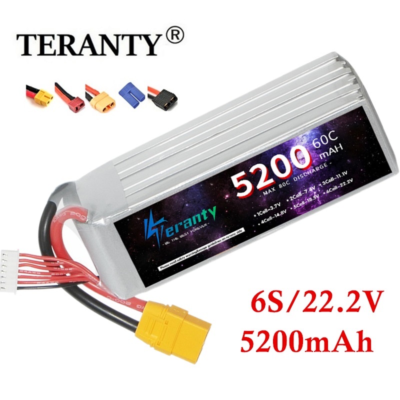 Drone Battery 4S - TERANTY 6S 5200mAh Lipo baterai 22.2V