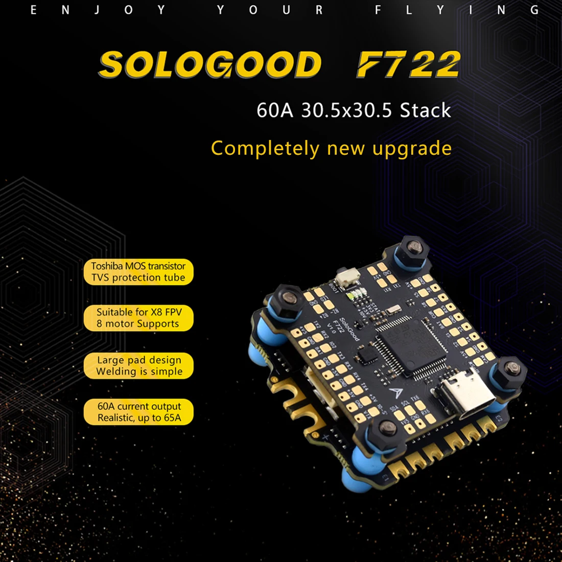 SoloGood F722 60A Stack ICM426 - Drone Battery 6S ulasan dan harga