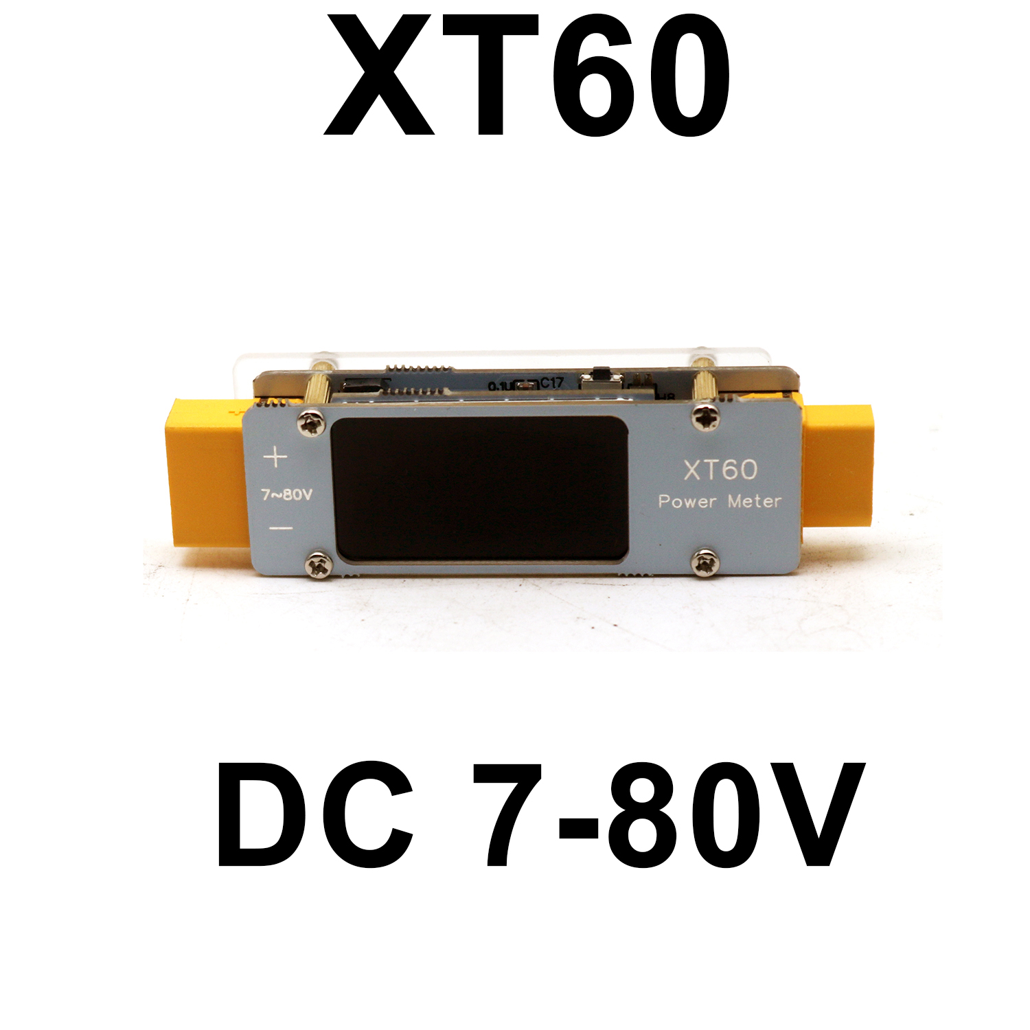 64A DC XT60 Power Meter Penguk - Drone Battery Voltage Checker ulasan dan harga