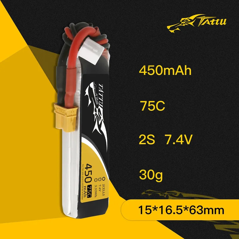 3 buah TATTU baru 450/500/550m - Drone Battery 3S ulasan dan harga